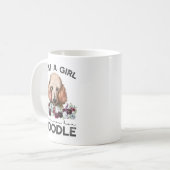 Mug Poodle Chien Standard Poodle Juste Une Fille Qui A (Devant gauche)