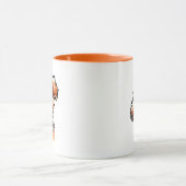 Mug Poodle d'abricot de fille Hors-laisse Art™ (Centre)