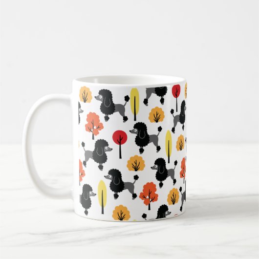Mug Poodle dans le parc (Gauche)