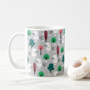 Mug Poodle dans le parc