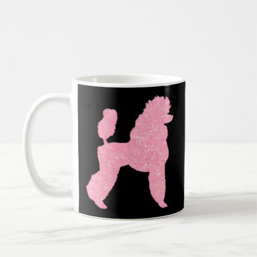 Mug Poodle De Poche Des Années 1950 (Gauche)