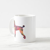 Mug Poodle Geo Silhouette Multi (Devant gauche)