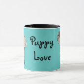 Mug Poodle maltais mélangé - L'amour du chiot (Centre)