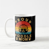 Mug Poodle Maman Cadeaux J'Aime Mon Chien Maman Maman  (Gauche)