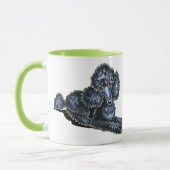 Mug Poodle Mini Noir Plutôt (Gauche)