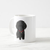 Mug Poodle miniature ou jouet - Noir 1 (Devant gauche)