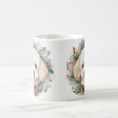 Mug Poodle Noël Wreath Festive Pup (Centre)