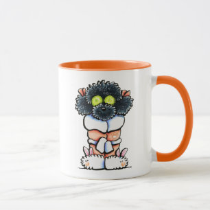 Mug Poodle noir spa