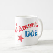 Mug Poodle patriotique (Devant droit)