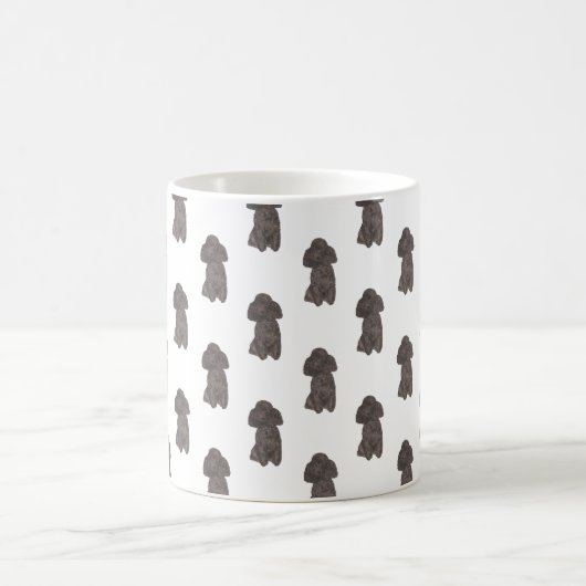 Mug Poodle standard (noir) (Centre)