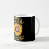 Mug Poodle Sunflower Because Dog's Life Worth My Time (Devant droit)