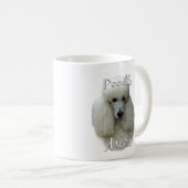 Mug Poodle (wht) Maman 2 (Devant droit)
