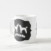 Mug Poodles standard Aimer (Devant gauche)