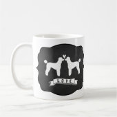Mug Poodles standard Aimer (Gauche)