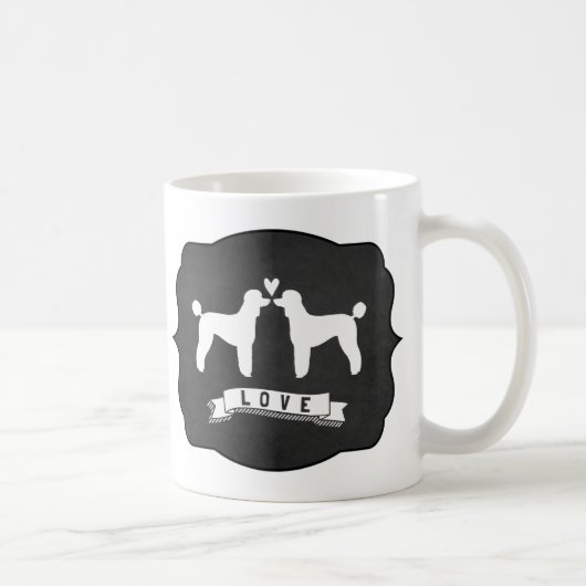 Mug Poodles standard Aimer (Droite)