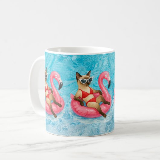 Mug Pool Party for Cat Lovers  (Devant gauche)