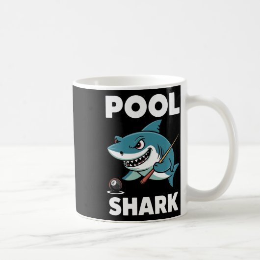 Mug Pool Shark Snooker Joueur Funny Billard (Droite)