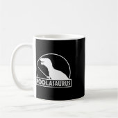 Mug Poolasaurus Billiard Player Dinosaur Snooker Eight (Gauche)
