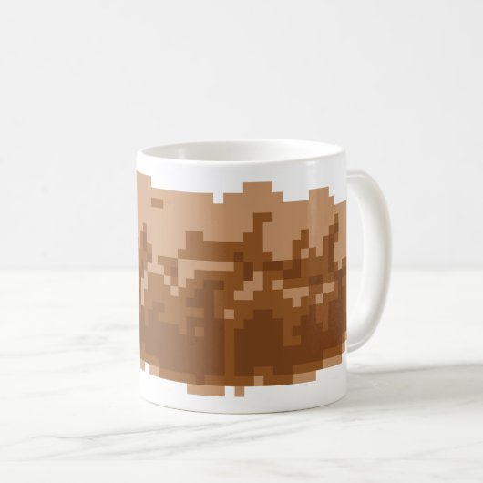 Mug Poop à 8 bits (Devant droit)