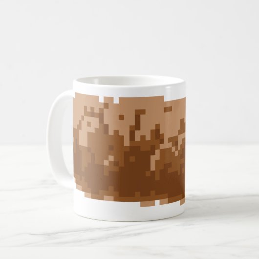 Mug Poop à 8 bits (Devant gauche)