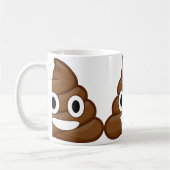 Mug poop emoji (Gauche)