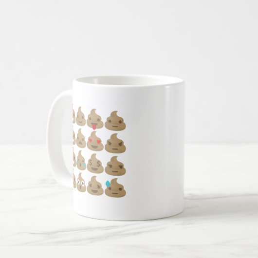Mug poop emojis (Devant gauche)