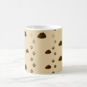 Mug Poop & Empreintes de pattes Cute Messy Animaux Amo (Centre)