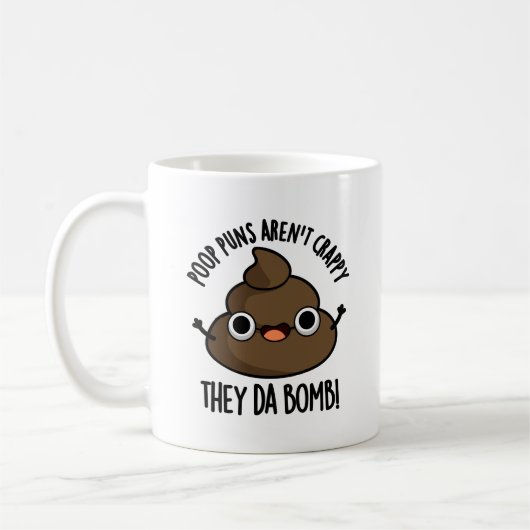 Mug Poop Puns Ils Dont Bomb Drôle Poo Pun (Gauche)