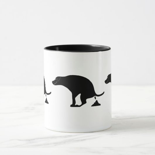 Mug Pooping Chien (Centre)