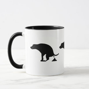 Mug Pooping Chien
