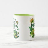 Mug pop à deux tons de couleur à votre café du mat (Centre)