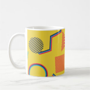 Mug Pop Art : Abstrait Coloré Sans Couleur.