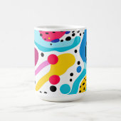 Mug Pop Art Abstrait Motif, Pop Art inspiré Motif (Centre)