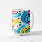 Mug Pop Art Abstrait Motif, Pop Art inspiré Motif (Devant droit)