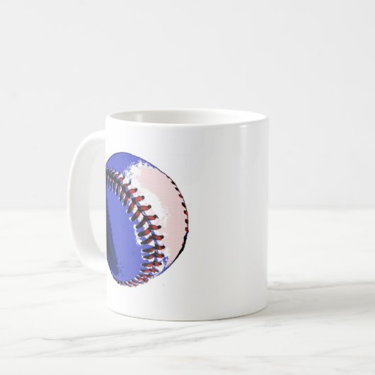 Mug Pop Art Baseball (Devant gauche)