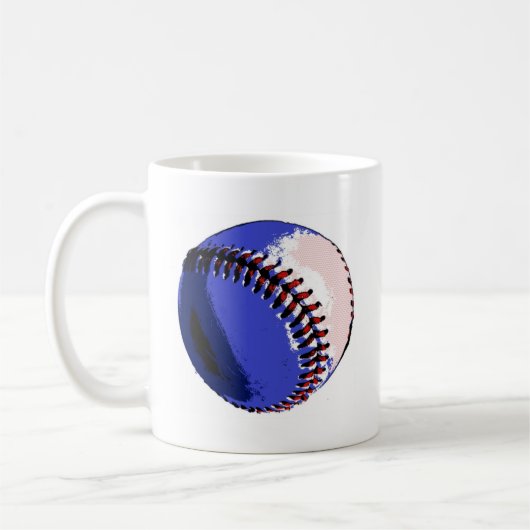 Mug Pop Art Baseball (Gauche)