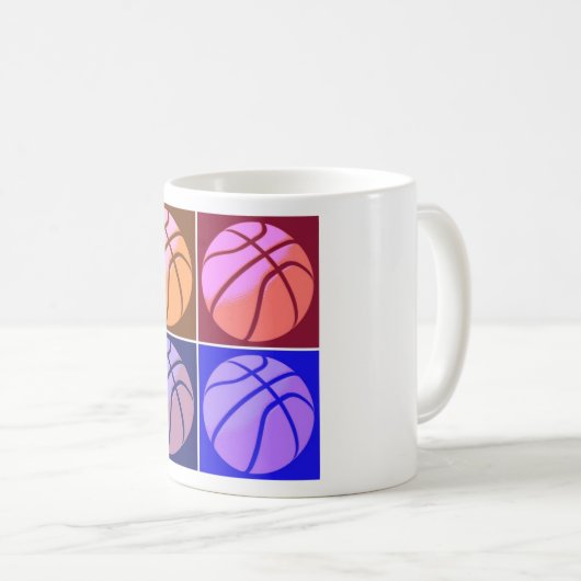 Mug Pop Art Basket (Devant droit)