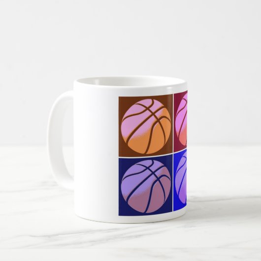 Mug Pop Art Basket (Devant gauche)