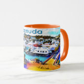 Mug Pop Art Bermudes (Devant droit)