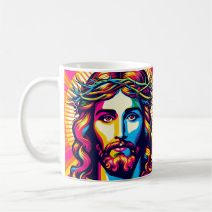Mug Pop art coloré Jésus mug!