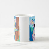 Mug Pop Art coloré Koala Portrait (Centre)