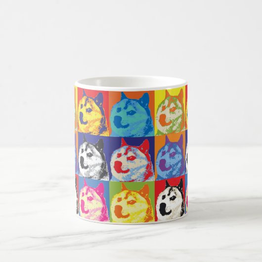 Mug Pop Art Dogecoin (Centre)