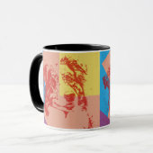 Mug Pop Art Effet Australian Shepherd / Chien (Devant gauche)