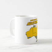 Mug Pop Art Illustré Australie (Devant gauche)