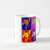 Mug Pop Art Jack JFK John F. Kennedy (Devant droit)