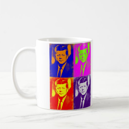 Mug Pop Art Jack JFK John F. Kennedy (Gauche)