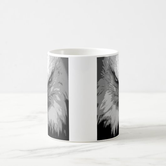 Mug Pop Art moderne Eagle Head Modèles Animaux (Centre)