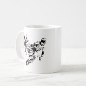 Mug Pop Art Motocross Motorcyle Sport (Devant gauche)