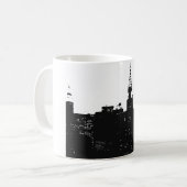 Mug Pop Art New York Silhouette (Devant gauche)