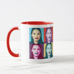 Mug Pop Art Ocasio-Cortez